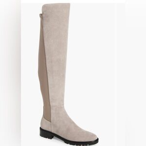 Stuart Weitzman Light Beige Over-the-Knee Boots 6B Women